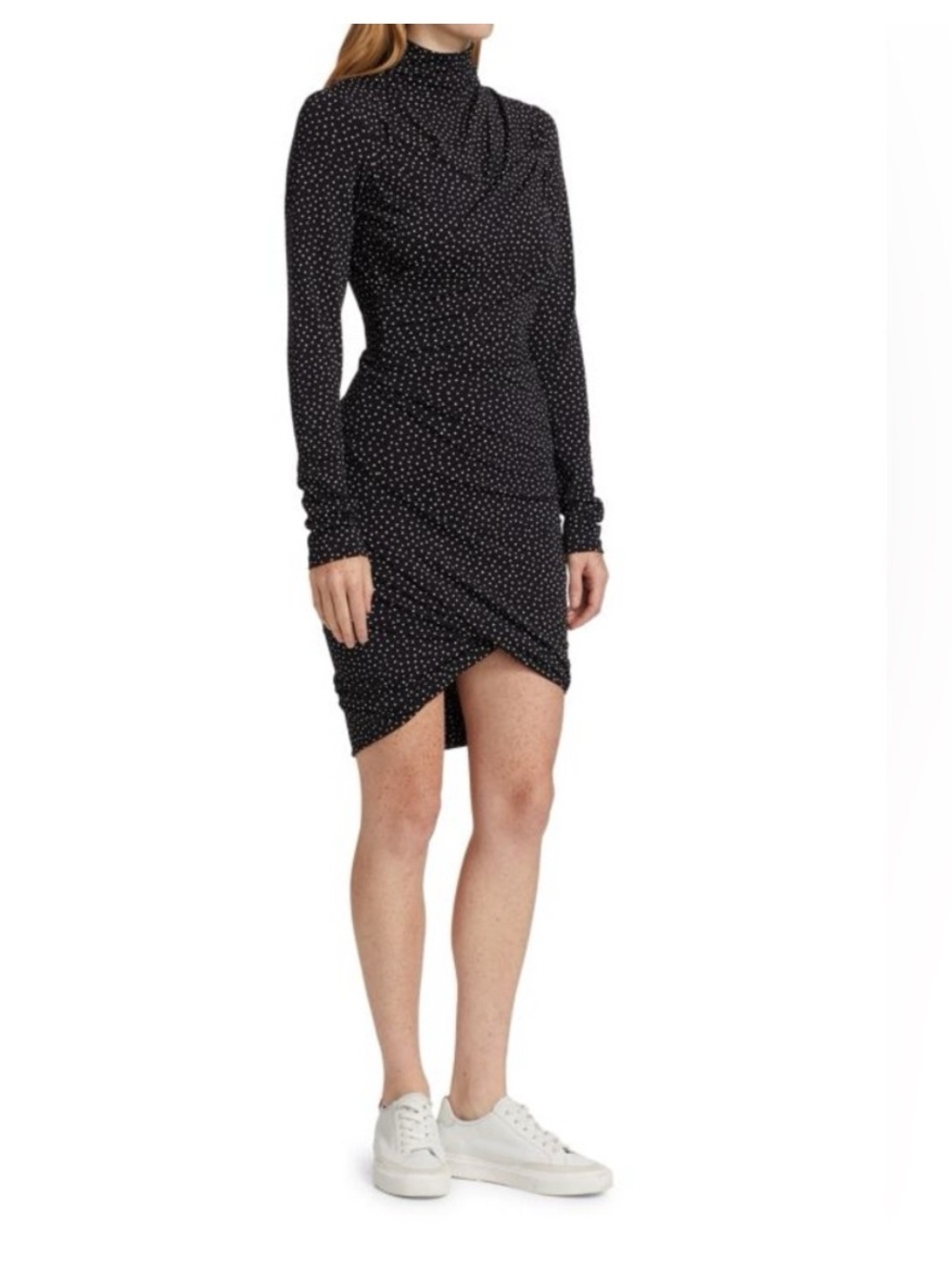 NWT -rag&bone LONG SLEEVE POLKA DOT DRESS
